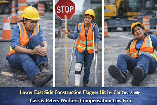 Lower East Side Construction Flagger Hit by Car Case Study 1