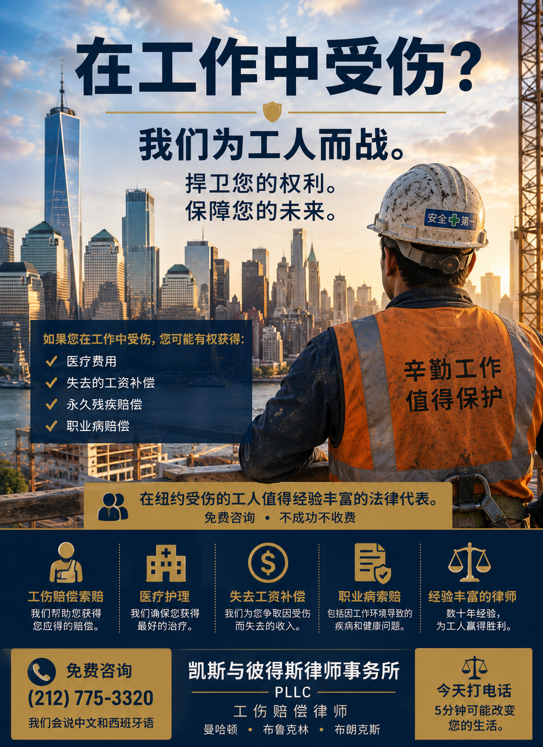 Cass & Peters Workers Comp Guide Personal Injury Attorneys V3b Chinese redux
